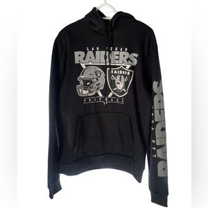 NFL Las Vegas Raiders Black and Gray Sweater